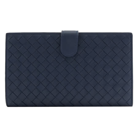 BOTTEGA VENETA 
編織小羊皮零錢中長夾