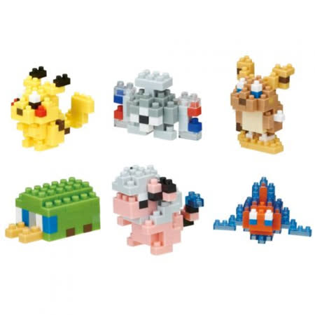 Nanoblock 迷你積木
迷你寶可夢(一盒6入)