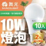 舞光 LED燈泡10W 亮度等同20W螺旋燈泡 10入