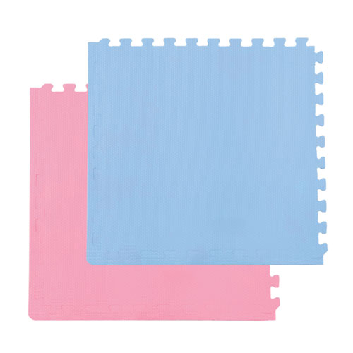 雙色地墊-粉紅&淺藍(60x60x2cm)