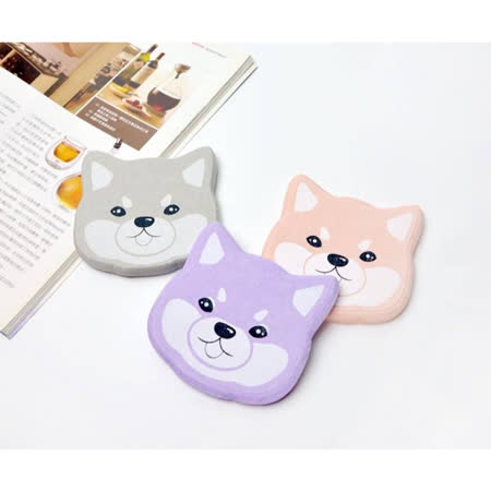 柴犬硅藻土
防濕防潮吸水杯墊5入