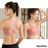 【Naya Nina】極致包覆可調式涼感無鋼圈運動內衣M~XL(粉色)