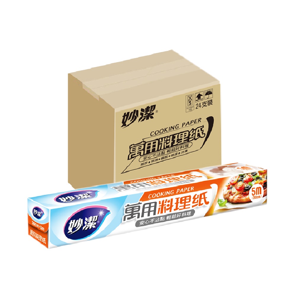 箱購-妙潔 萬用料理紙5M-(24入/箱)