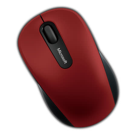 【Microsoft 微軟】藍牙行動滑鼠 3600 紅 PN7-00020
