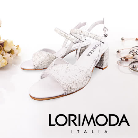 LORIMODA
光澤格麗特中跟涼鞋