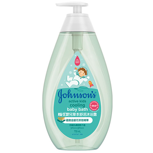 【超值2入組】嬌生嬰兒草本舒活沐浴露750ml