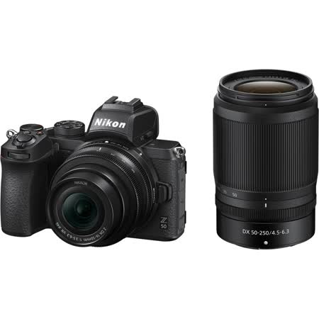 Nikon Z50 +Z DX 
16-50+50-250mm雙鏡組