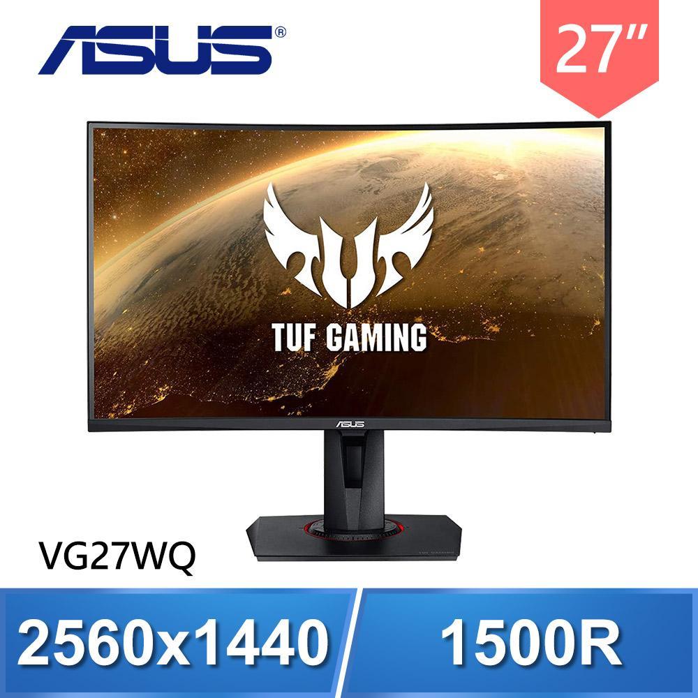 ASUS 華碩 TUF Gaming VG27WQ 27型 2K曲面電競螢幕