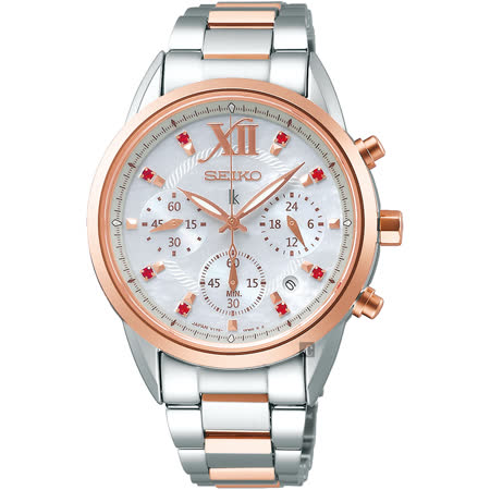 SEIKO 精工 LUKIA
 太陽能計時碼錶