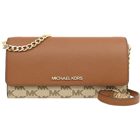 MICHAEL KORS
防刮LOGO雙色斜背鍊包