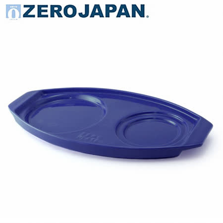 【ZERO JAPAN】陶瓷典雅造型托盤(藍色)