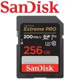 【公司貨】SanDisk 256GB 200MB/s Extreme PRO SDXC U3 UHS-I V30 記憶卡