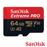 公司貨 SanDisk 64GB 200MB/s Extreme Pro microSDXC U3 V30 A2 記憶卡