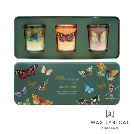 英國 Wax Lyrical
 蝶舞3入香氛禮盒