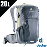 【德國 Deuter】新 Bike II 20L 全功能拔熱式透氣單車健行背包(附防水背包套) 登山攻頂包.自行車.自助旅行 非Gregory Osprey/3203319 黑