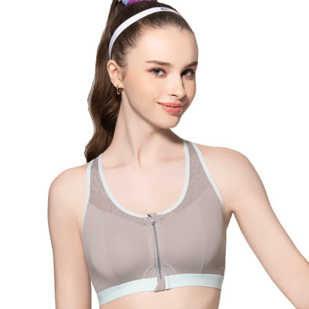 【思薇爾】時尚律動系列M-3XL無鋼圈運動短背心(衛星灰)