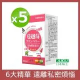 日本味王 蔓越莓口含錠升級版60粒X5瓶