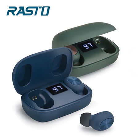 RASTO 真無線電量顯示藍牙5.0耳機RS18