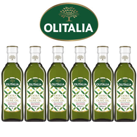 Olitalia奧利塔特級初榨橄欖油禮盒組(500mlx6瓶)
