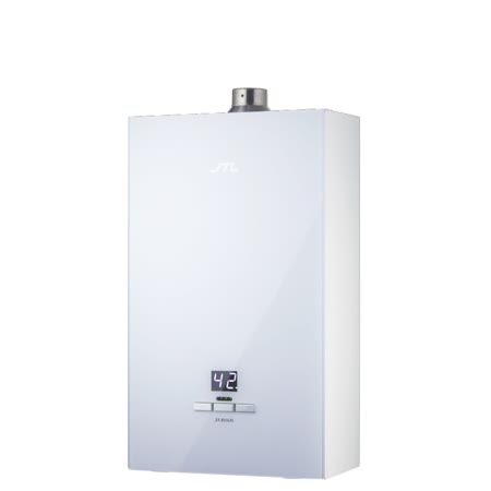 (全省安裝)喜特麗16公升強制排氣數位恆溫玻璃面板熱水器桶裝瓦斯JT-H1635_LPG