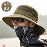 【KISSDIAMOND】加大帽檐透氣可折疊防曬抗UV遮陽帽(KDH-9045) 藏青