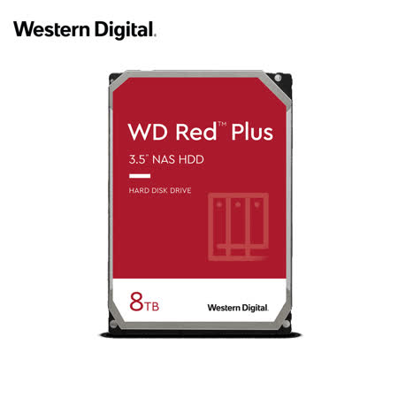 WD 紅標Plus 8TB
3.5吋 NAS硬碟
