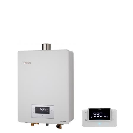 林內16公升數位恆溫強制排氣贈BC-30無線遙控(與RUA-C1630WF同款)熱水器天然氣(雲嘉以南)RUA-C163