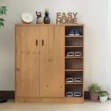 【EASY HOME】北歐風收納雙門六格鞋櫃(可收納24雙鞋)