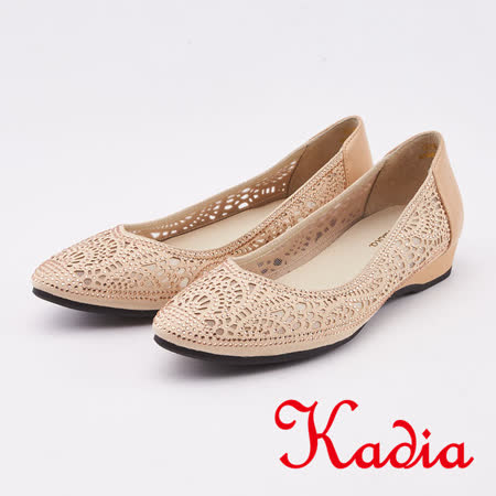 kadia
水鑽牛皮拼接包鞋