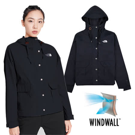 美國 The North Face
防風防潑造型連帽外套