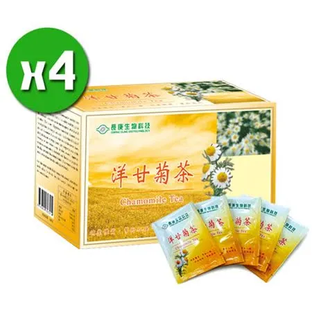 長庚生技 洋甘菊茶x4盒 (25包/盒)