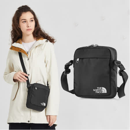 【美國 The North Face】超輕耐磨多功能側背包4L.單肩包/3BXB-KY4 黑 N
