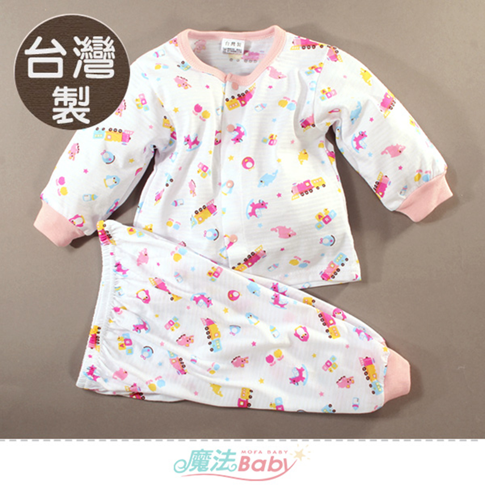 魔法Baby 0~2歲嬰幼兒套裝 台灣製秋春季薄長袖兒童居家套裝