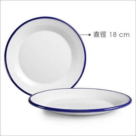 《IBILI》琺瑯餐盤(藍18cm)