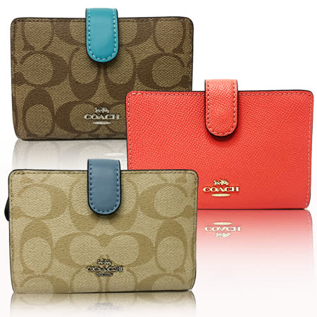 COACH
LOGO鈔票零錢袋中夾