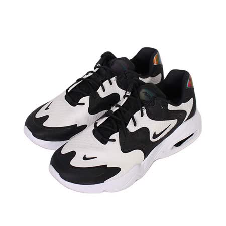 NIKE 男 AIR MAX 2X 氣墊避震經典復古鞋 黑白 - CK2943100