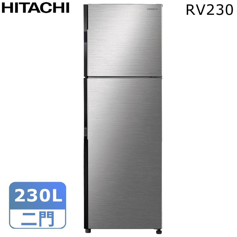 【24期無息分期】HITACHI日立230公升變頻兩門冰箱RV230