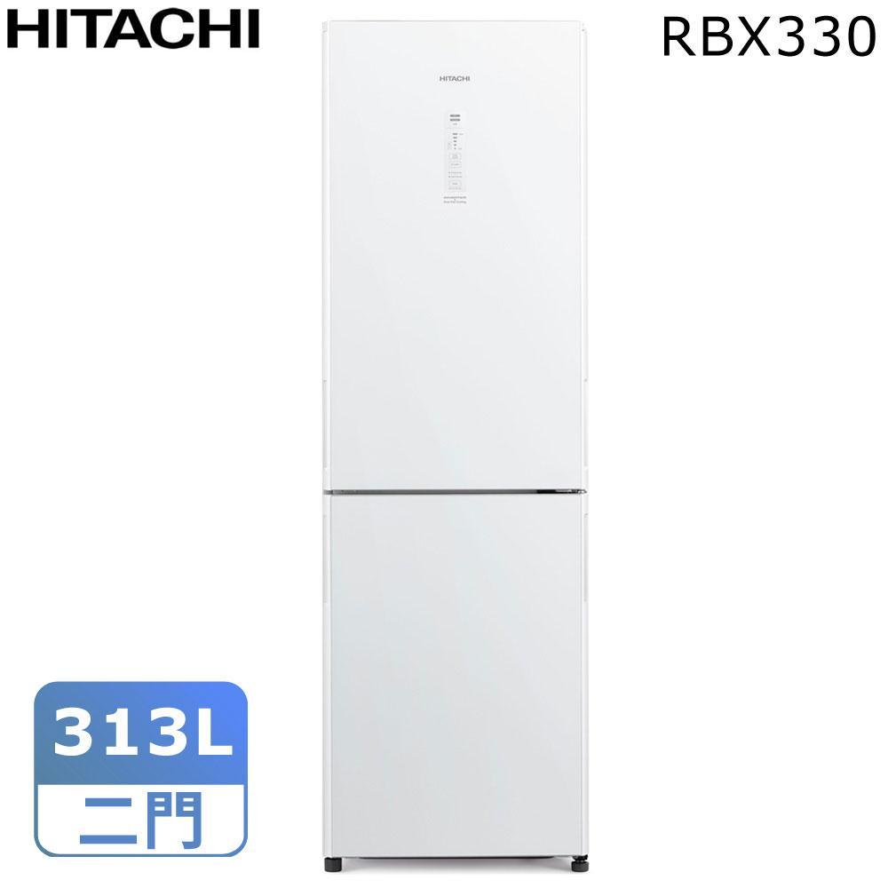 【24期無息分期】HITACHI日立313公升變頻兩門冰箱RBX330*送住宿卷一張+原廠禮至7/31