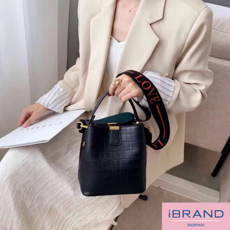 iBrand
2WAY織背帶水桶包