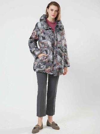 YH 盈樺 普普風字母印花羽絨外套