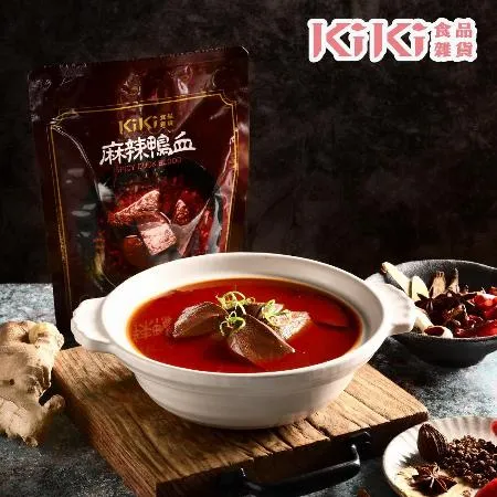 KiKi食品雜貨 麻辣鴨血x8袋(320g/袋)