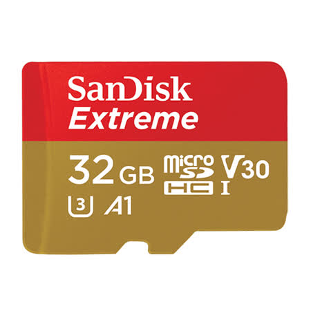Sandisk Extreme microSDHC 行動裝置電玩記憶卡-32GB