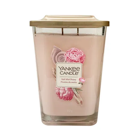 【YANKEE CANDLE】方杯香氛蠟燭(552g) 鹽霧牡丹 Salt Mist Peony