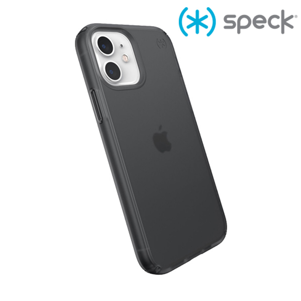 Speck Presidio Mist iPhone 12/12 Pro 6.1吋 透黑柔觸感抗菌防摔保護殼
