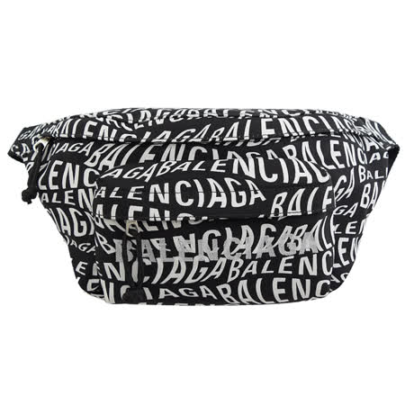 BALENCIAGA 巴黎世家 經典LOGO帆布肩斜腰包