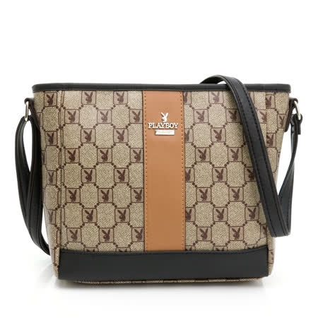 PLAYBOY
經典老花斜背包