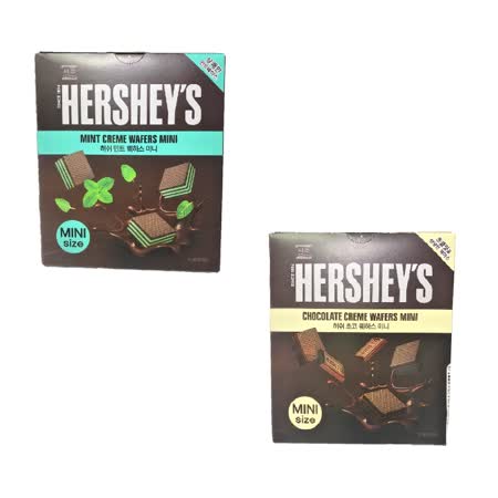 【Hershey's】
巧克力威化餅(薄荷)2盒