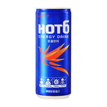 【Lotte 樂天】
HOT6 能量飲料30罐/箱