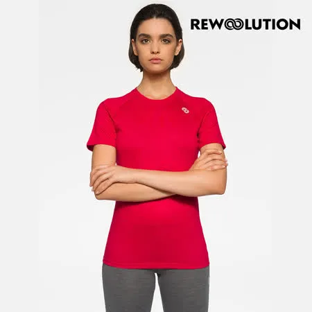 Rewoolution 女ALI 190g短袖T恤 
