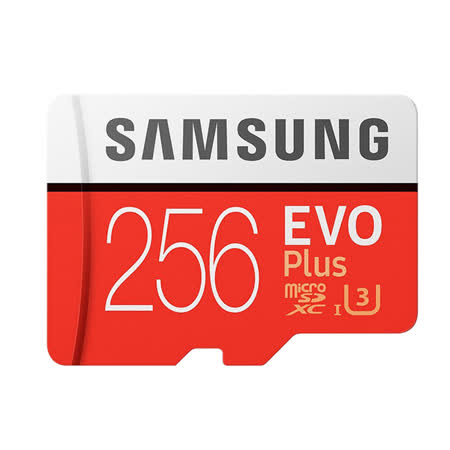 SAMSUNG EVO Plus
256G MicroSD記憶卡